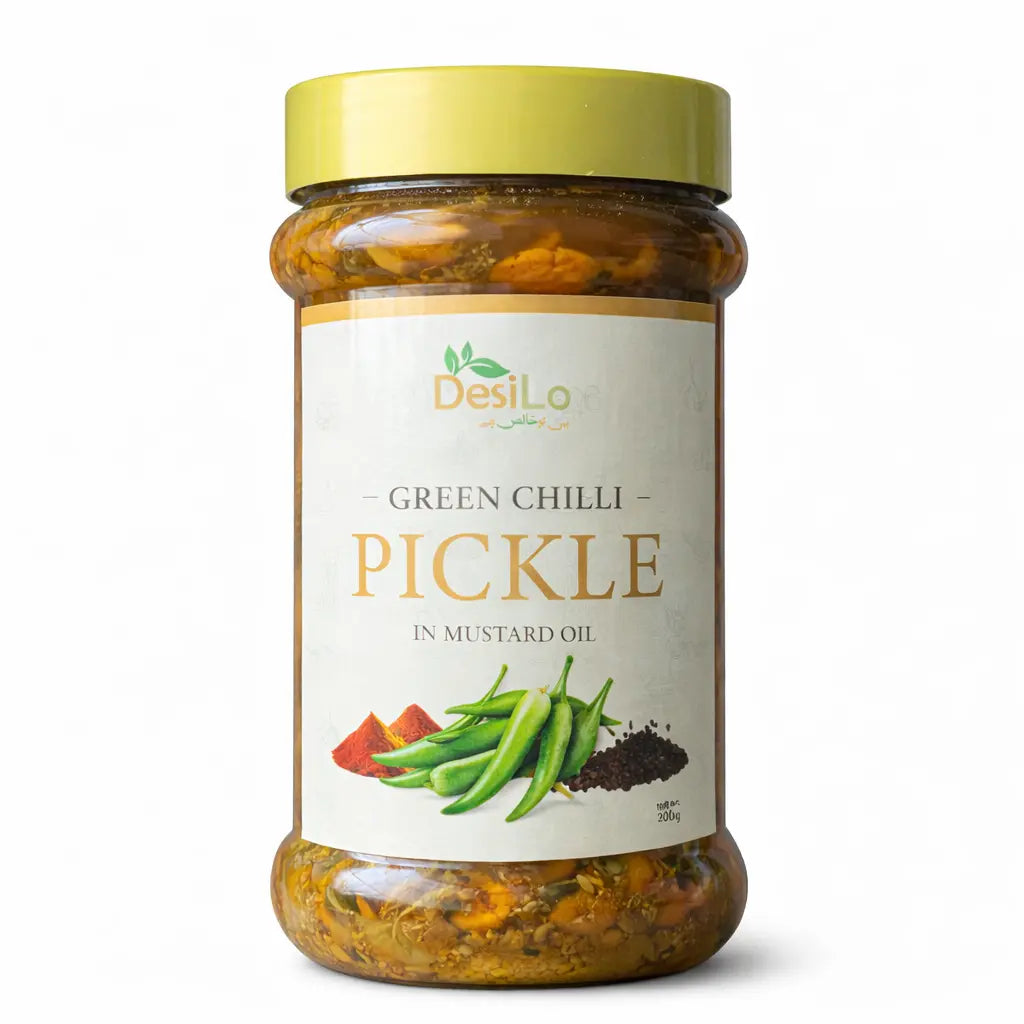 Mirch Achar – Green Chili Pickle