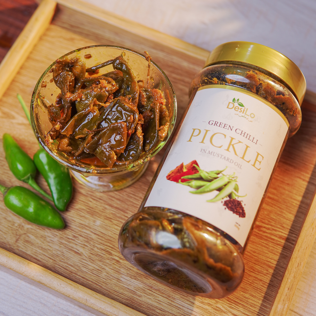Mirch Achar – Green Chili Pickle