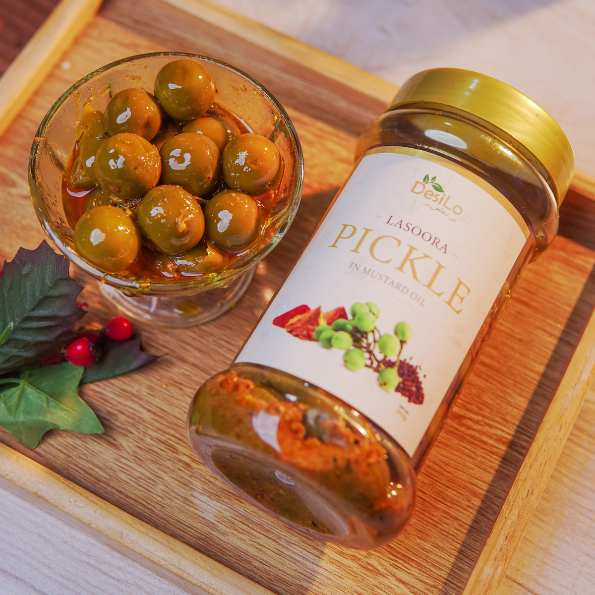 Lasoora Achar – Glue Berry Pickle