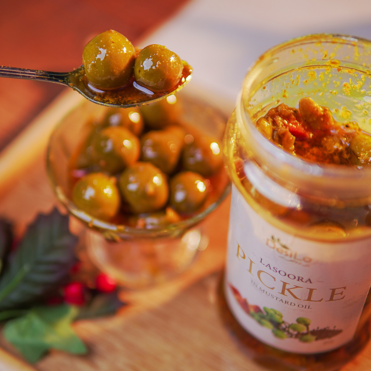 Lasoora Achar – Glue Berry Pickle