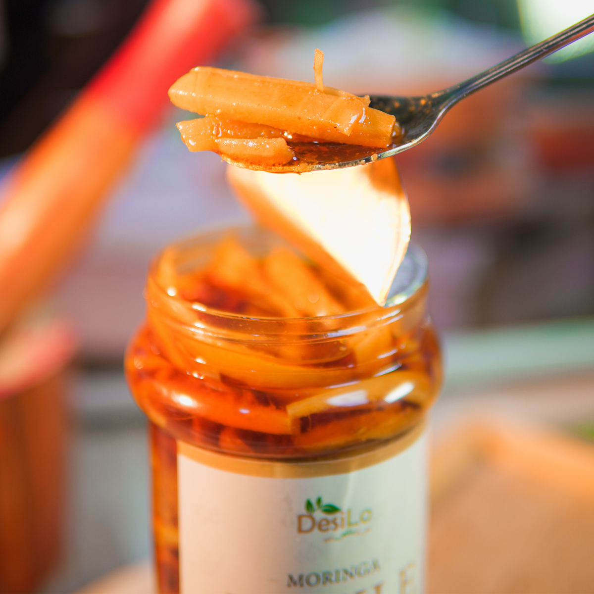 Moringa Achar — Drumstick Pickle