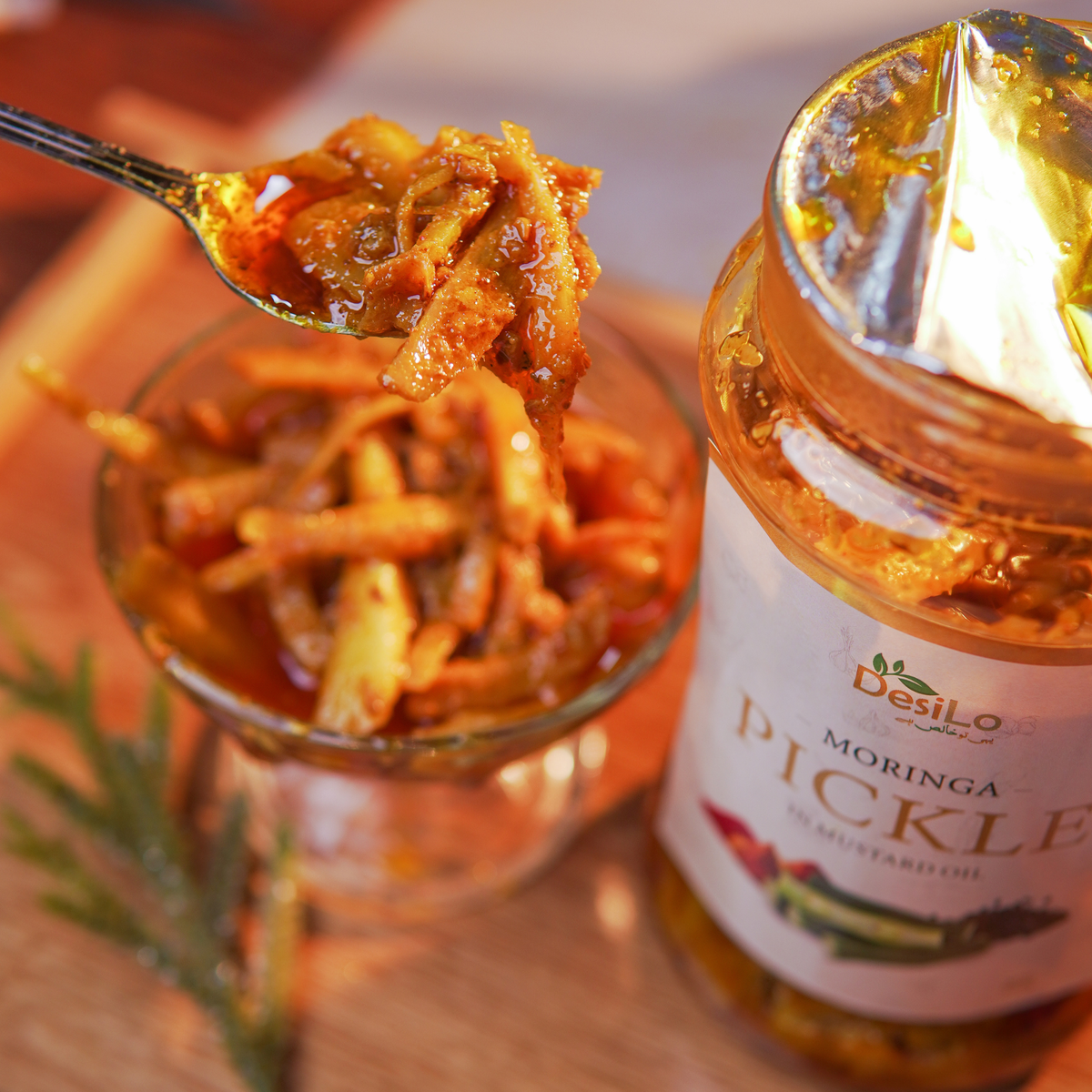 Moringa Achar — Drumstick Pickle