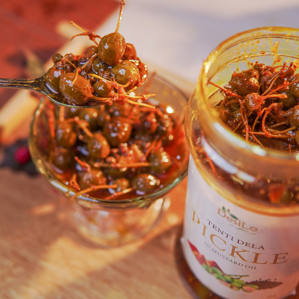 Tenti Dela Achar — Caper Berry Pickle